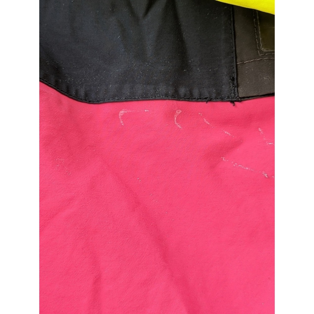 Helly Hansen Sailing Jacket Womens Black Pink Neon SOLAS Hi-Vis Rain Boat 30293 - Picture 15 of 16